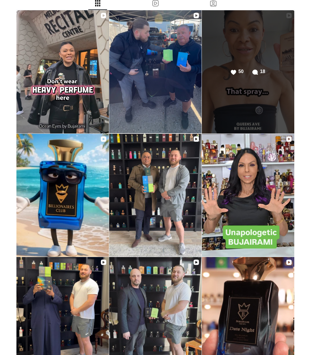 Bujairami Perfumes Instagram